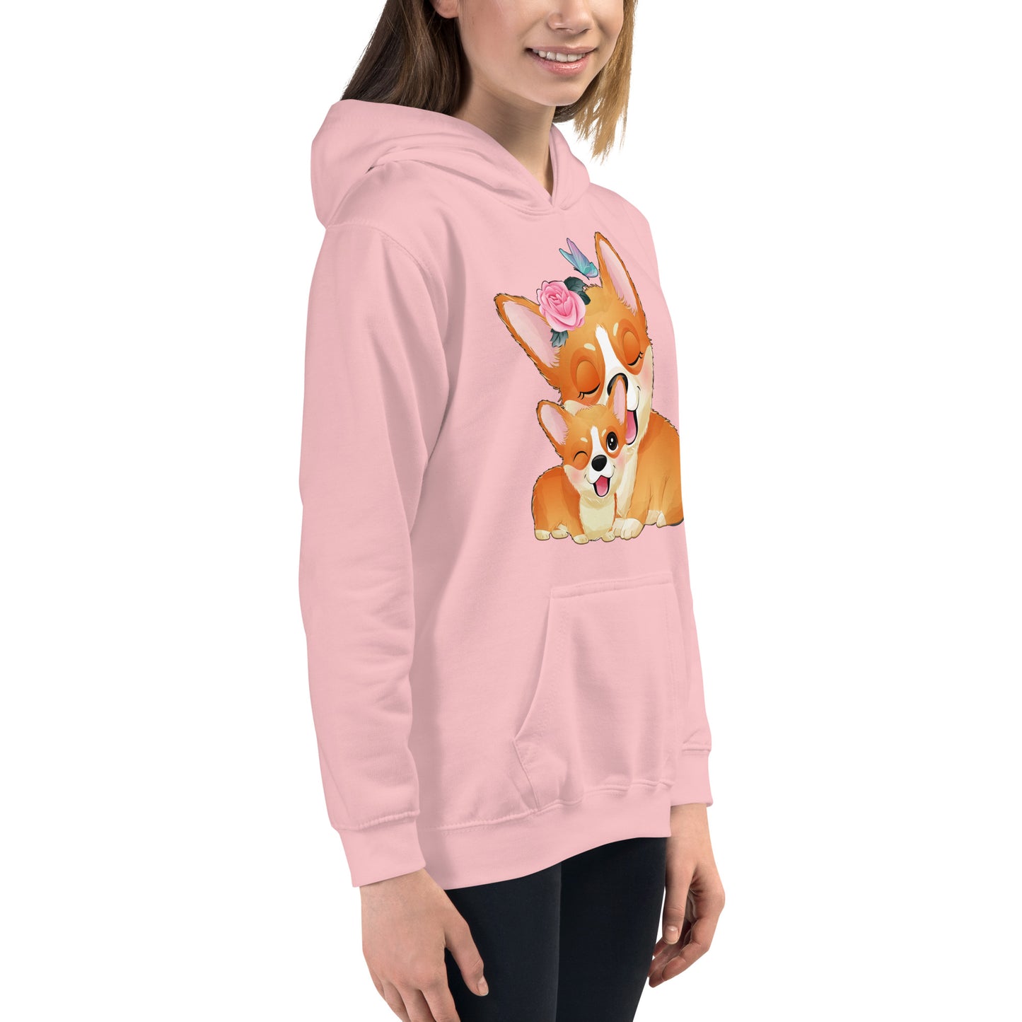 Mother and Baby Dogs Hoodie, No. 0033