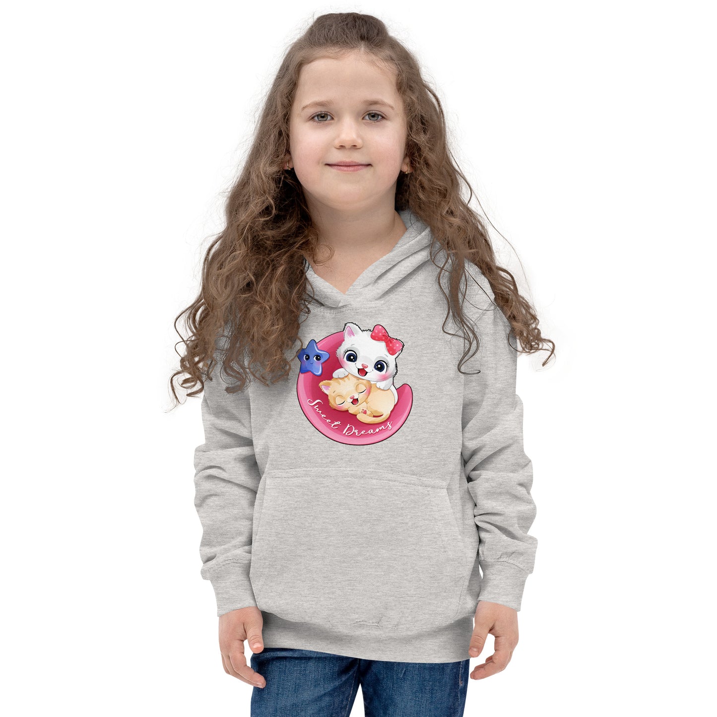 Lovely Baby Cats on the Moon Hoodie, No. 0463