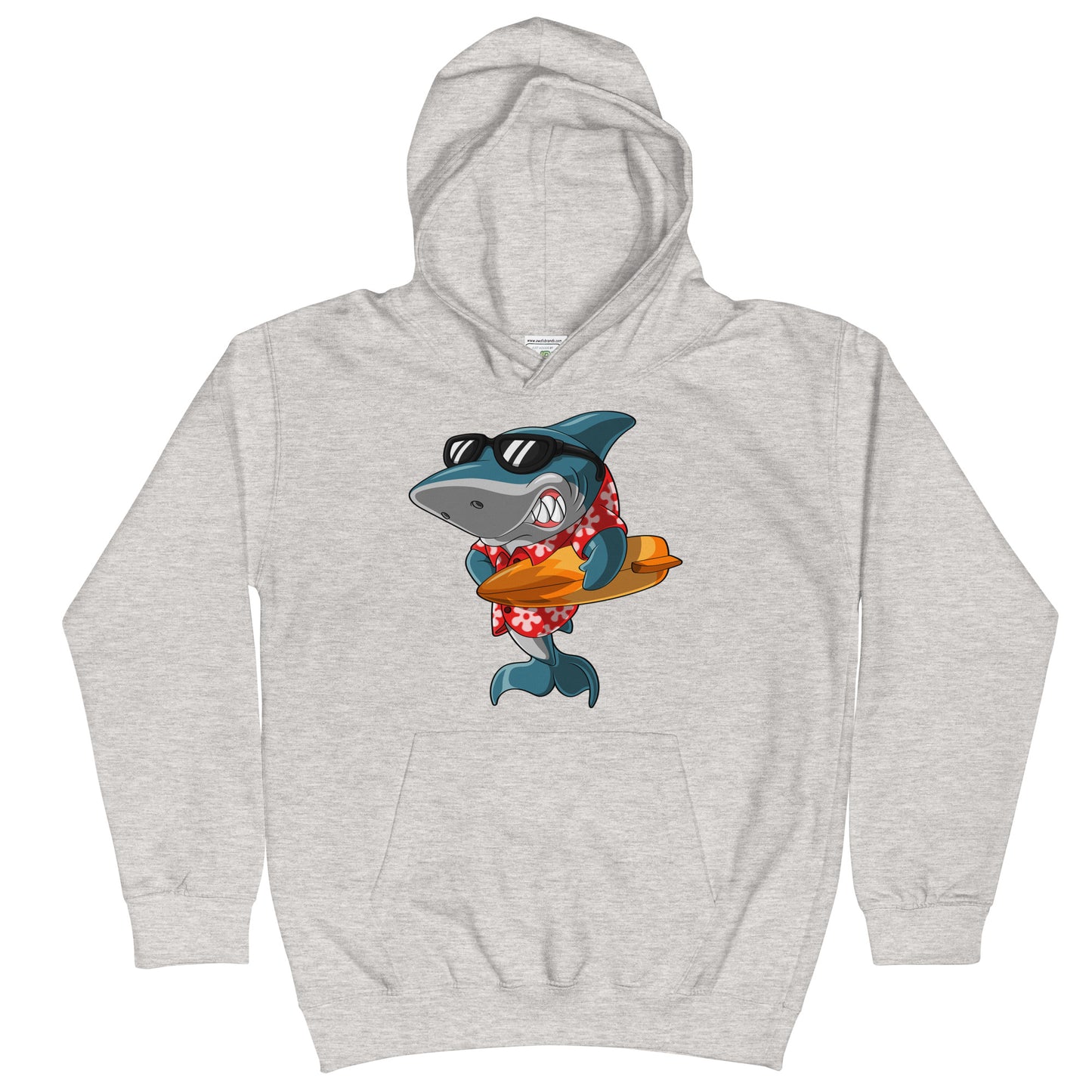 Cool Shark Surfing Hoodie, No. 0133