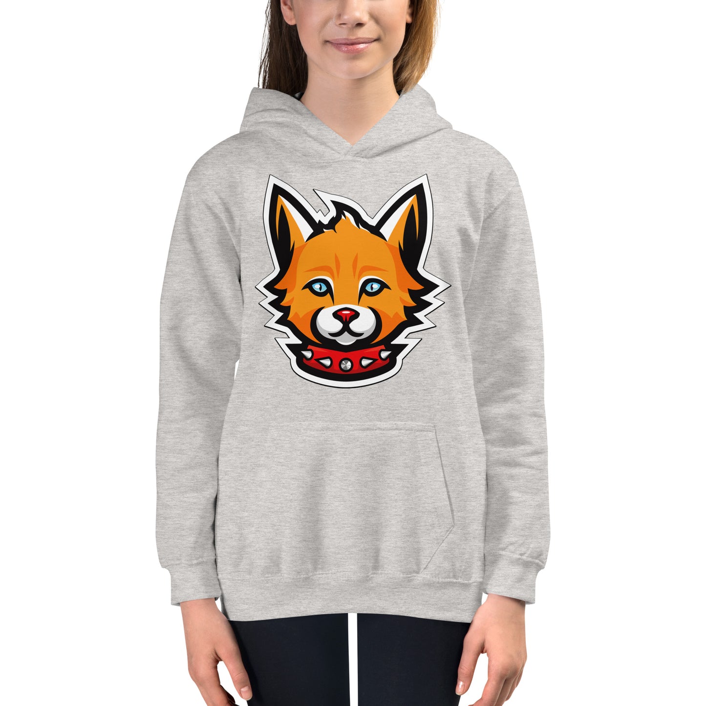 Cool Cat Face Hoodie, No. 0119