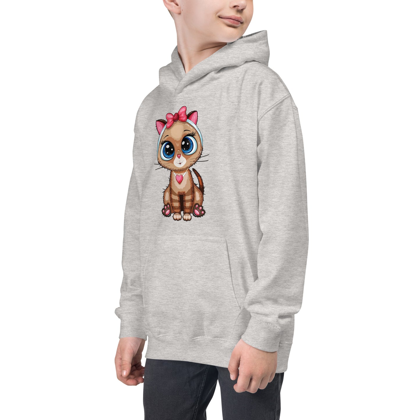 Cute Baby Cat with Big Eyes Hoodie, No. 0273