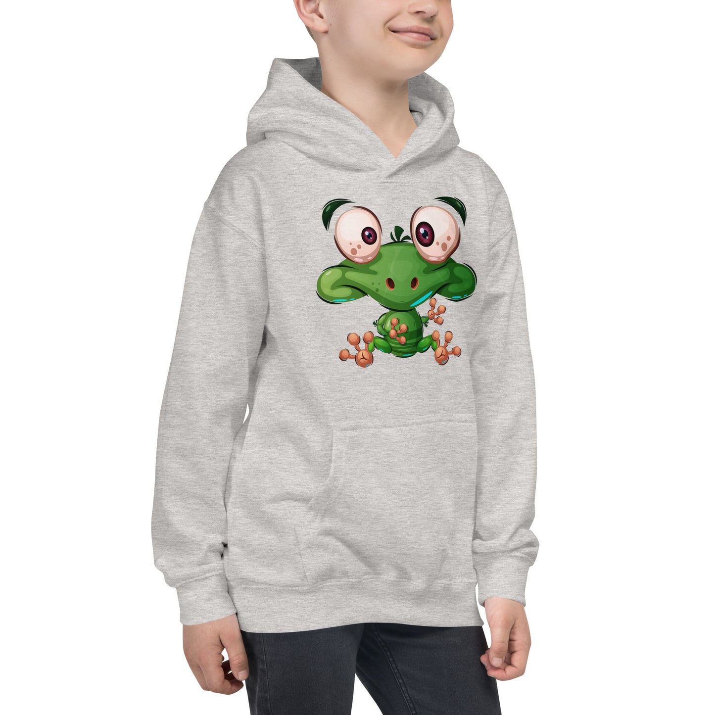 Comic Frog Hoodie, No. 0036