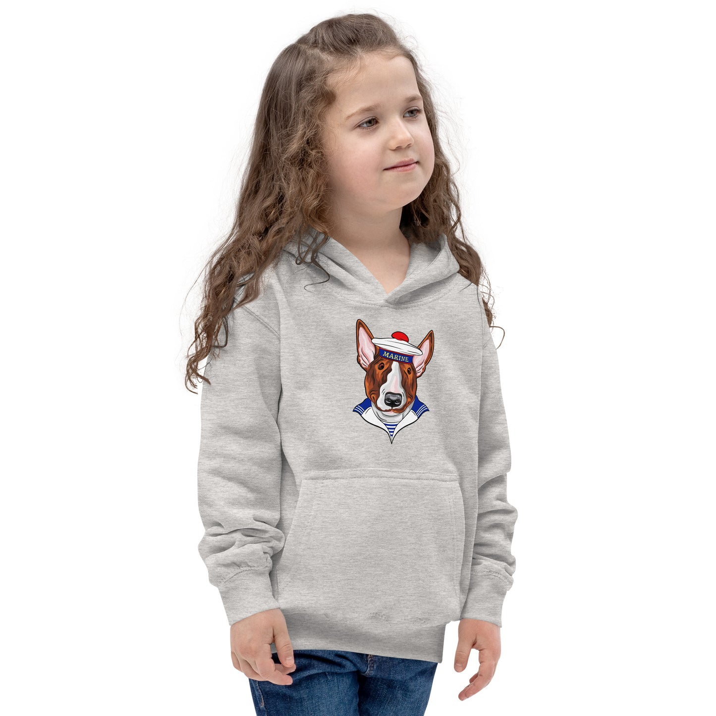 Sailor Bull Terrier Dog Hoodie, No. 0508