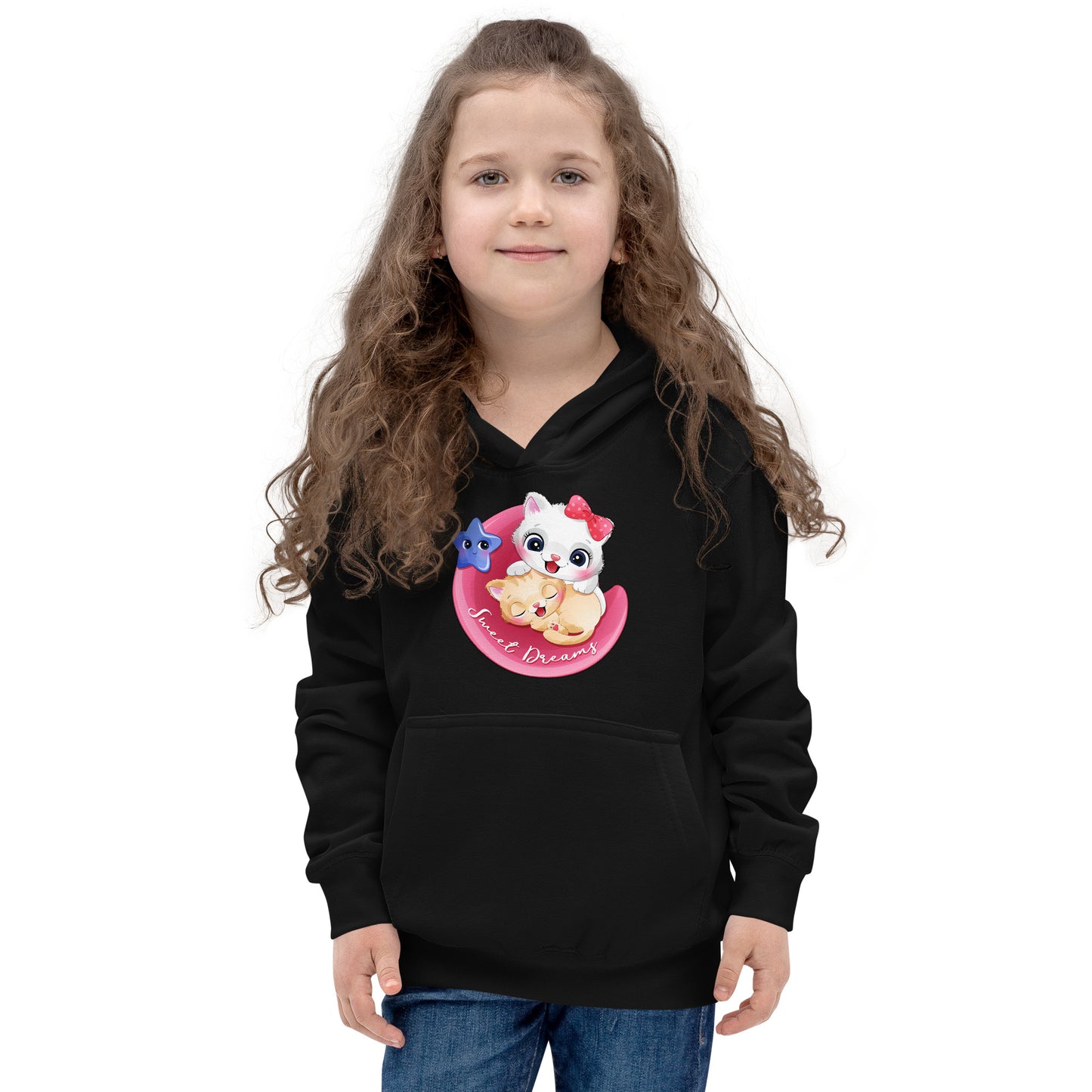 Lovely Baby Cats on the Moon Hoodie, No. 0463