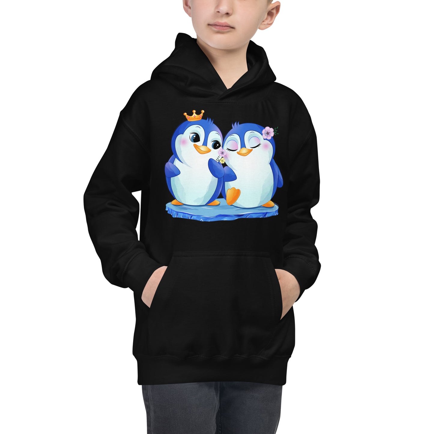 Two Penguins Hoodie, No. 0092