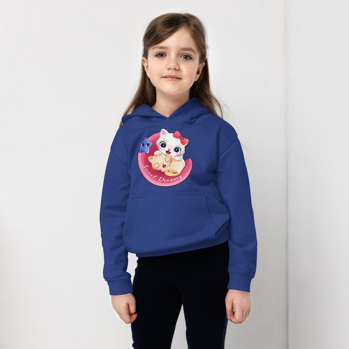 Lovely Baby Cats on the Moon Hoodie, No. 0463