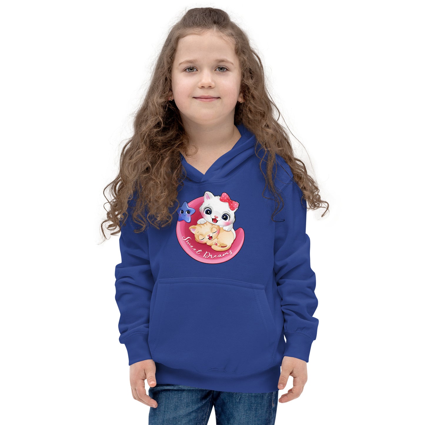 Lovely Baby Cats on the Moon Hoodie, No. 0463