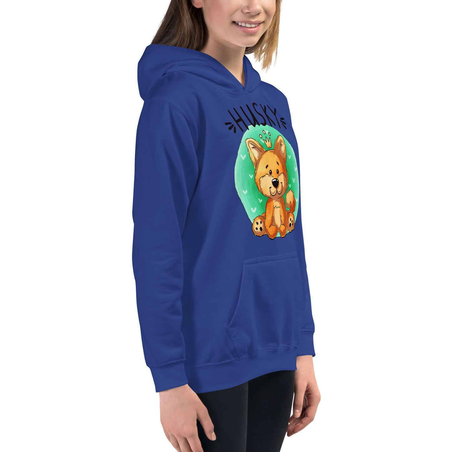 Lovely Husky Puppy Dog Hoodie, No. 0476