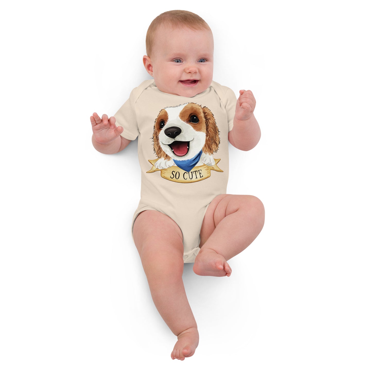 So Cute Dog Puppy Bodysuit, No. 0494