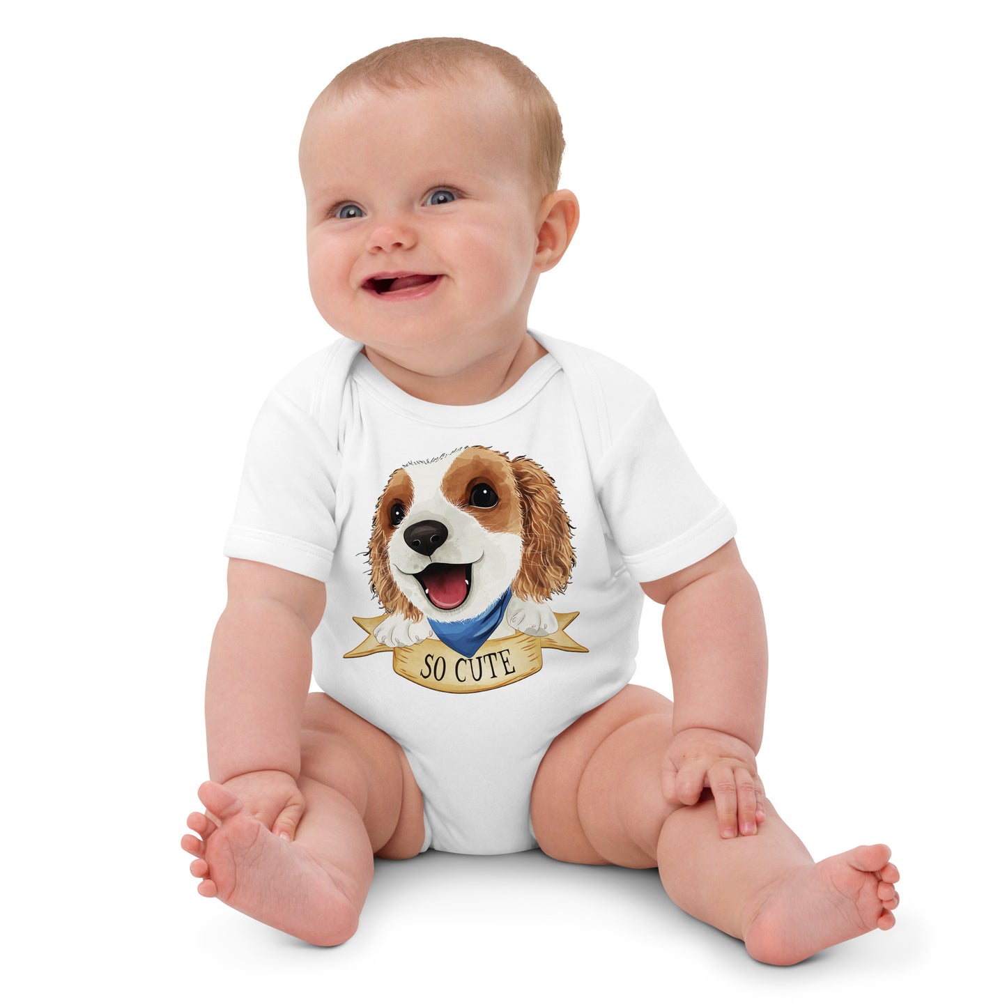 So Cute Dog Puppy Bodysuit, No. 0494