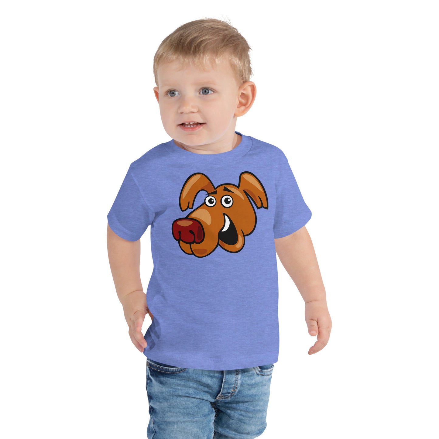 Comic Dog Face T-shirt, No. 0114