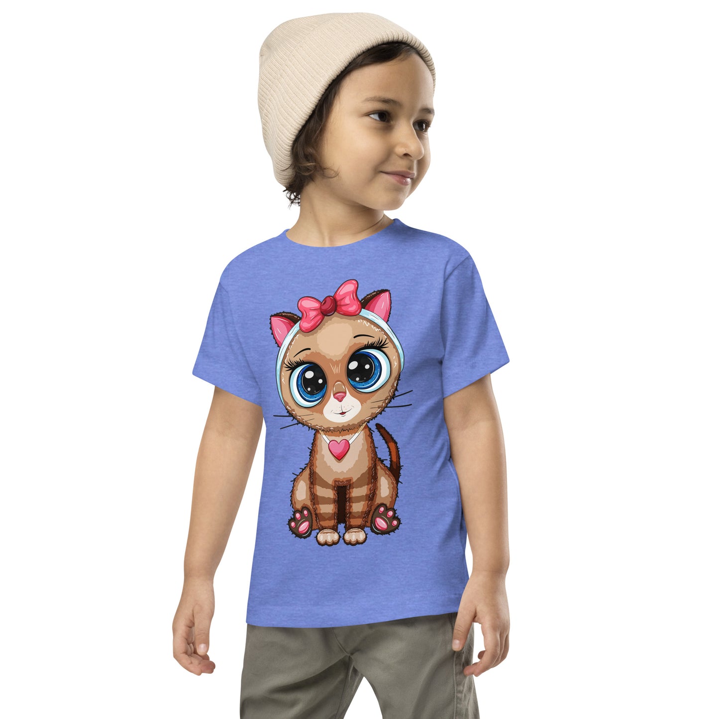 Cute Baby Cat with Big Eyes T-shirt, No. 0273