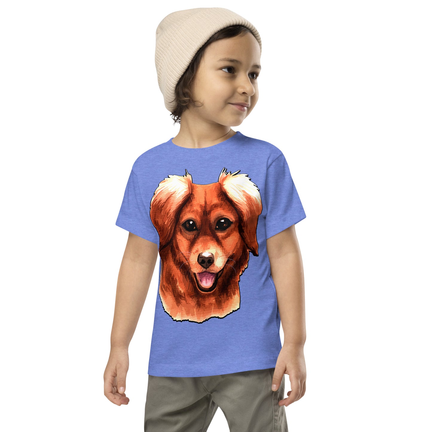 Cool Dog Portrait T-shirt, No. 0576