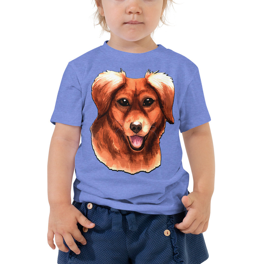 Cool Dog Portrait T-shirt, No. 0576