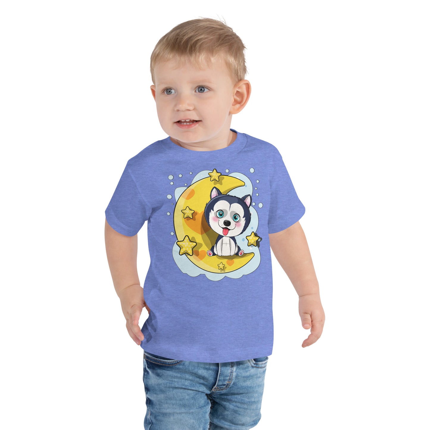 Cute Puppy Husky T-shirt, No. 0384