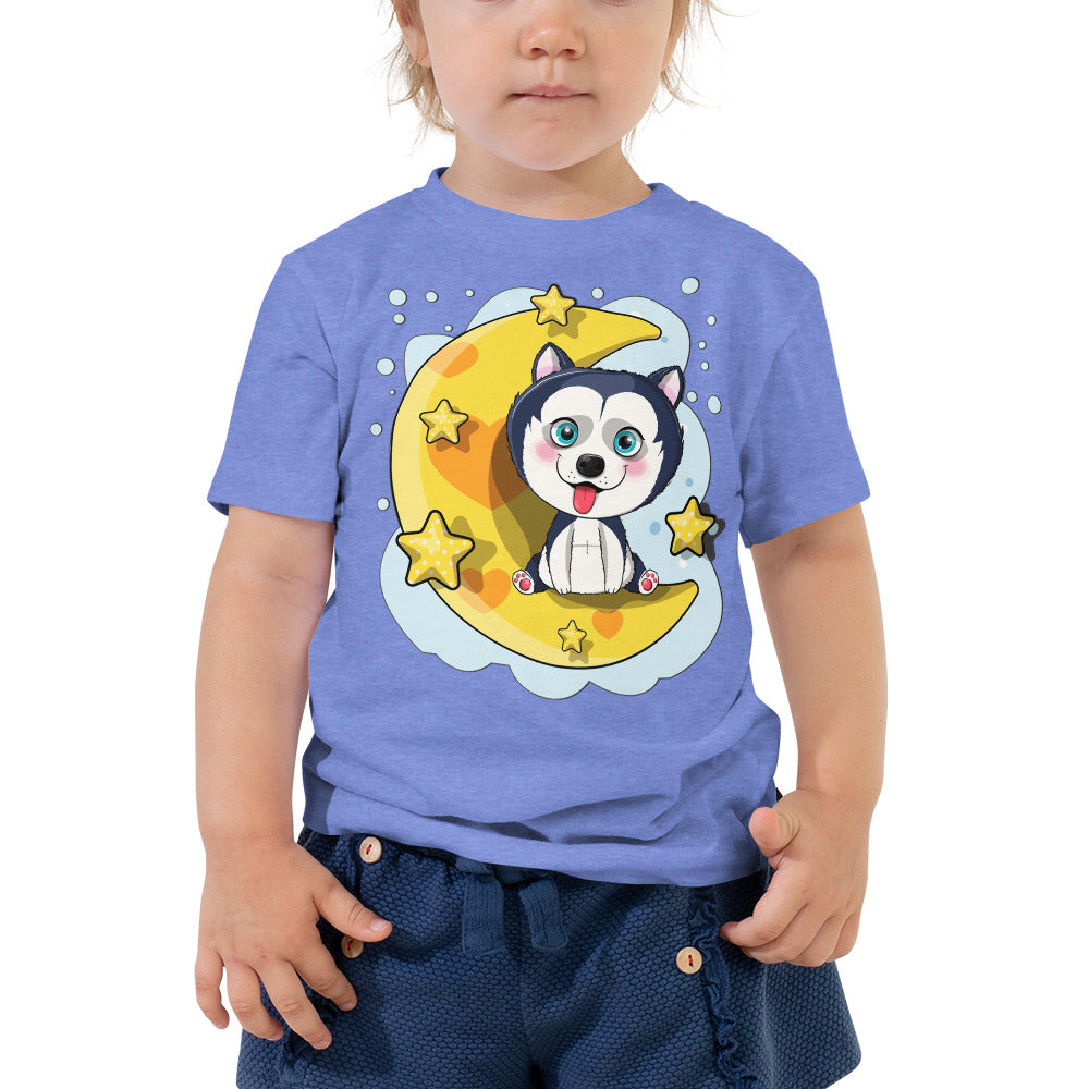 Cute Puppy Husky T-shirt, No. 0384