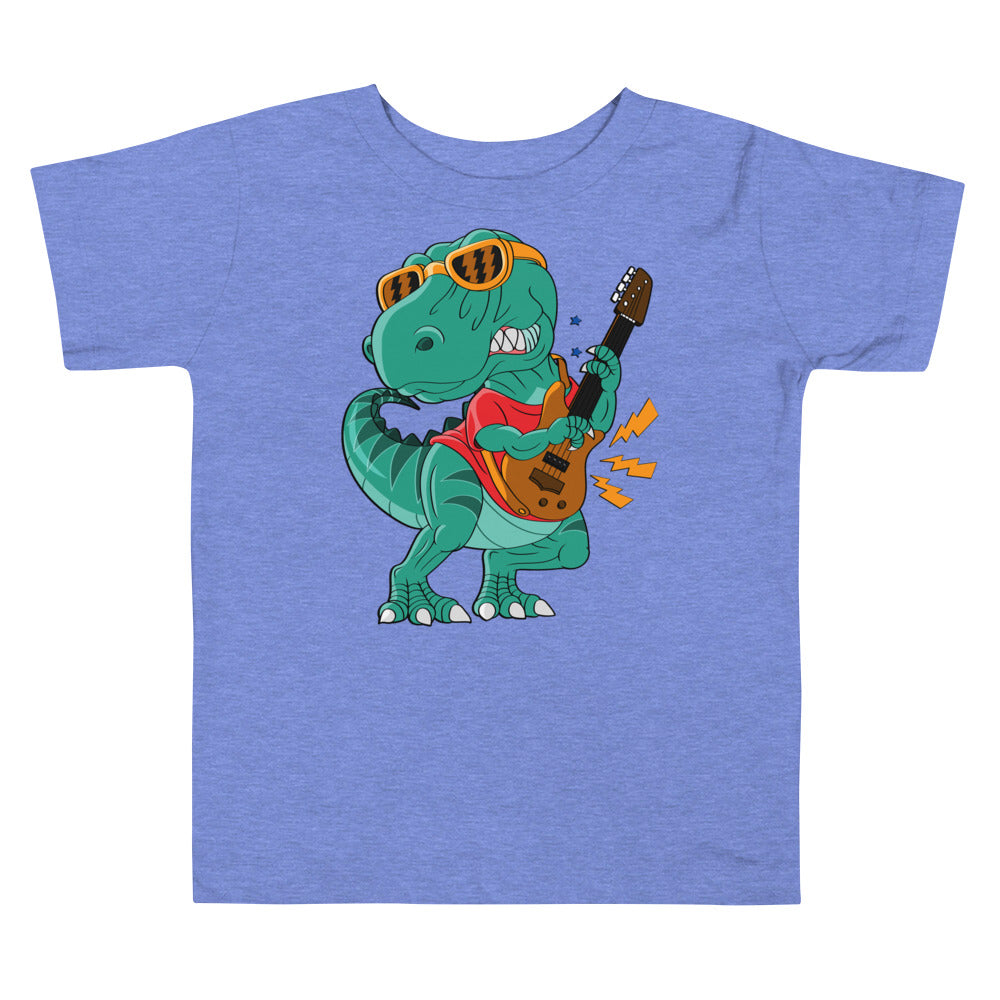 Cool Dinosaur Rock Star T-shirt, No. 0258