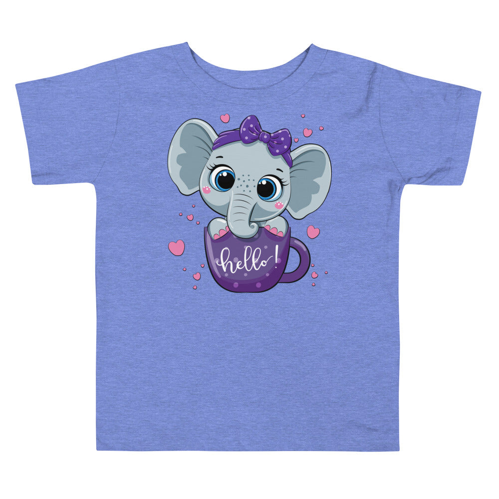 Baby Elephant inside Cup T-shirt, No. 0047