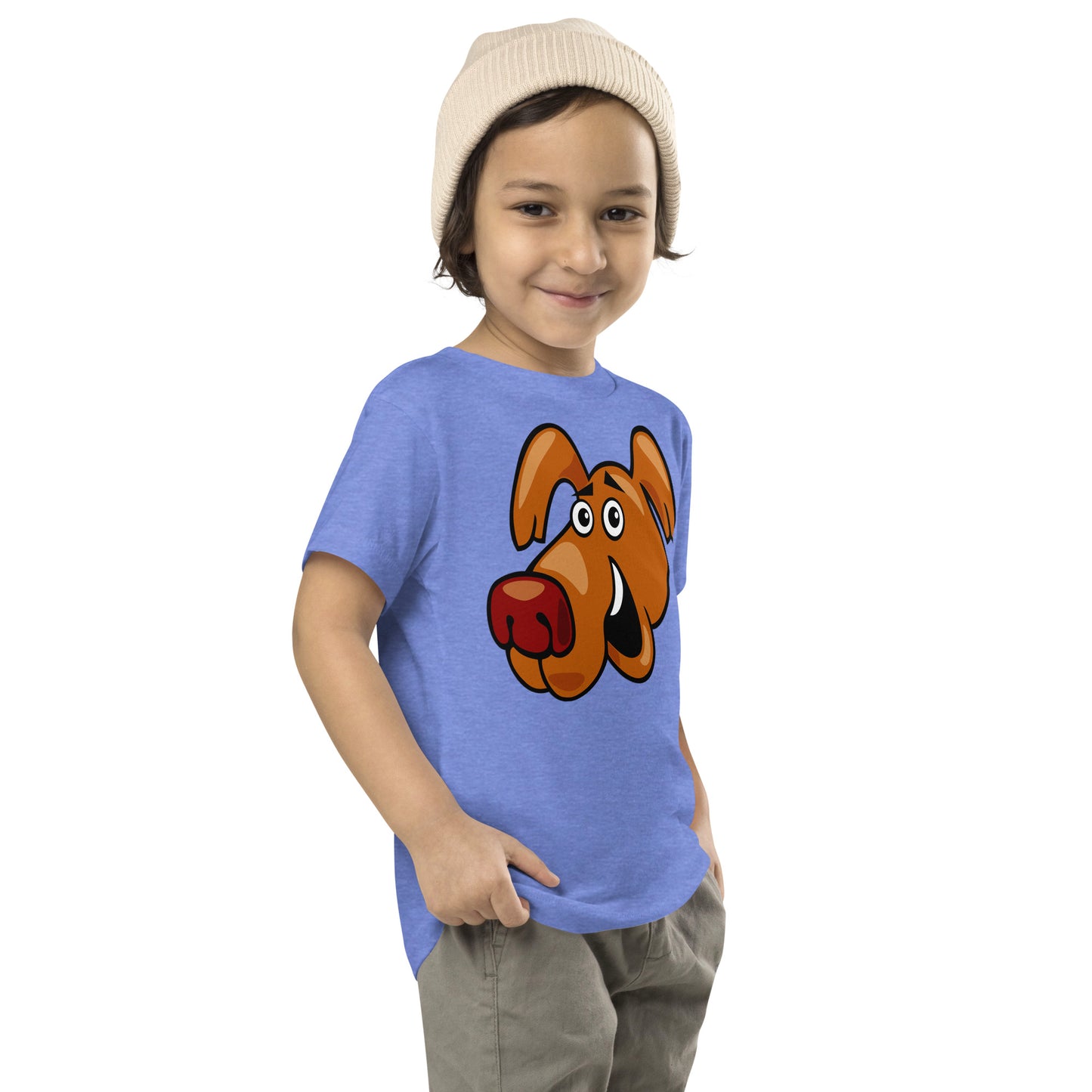 Comic Dog Face T-shirt, No. 0114