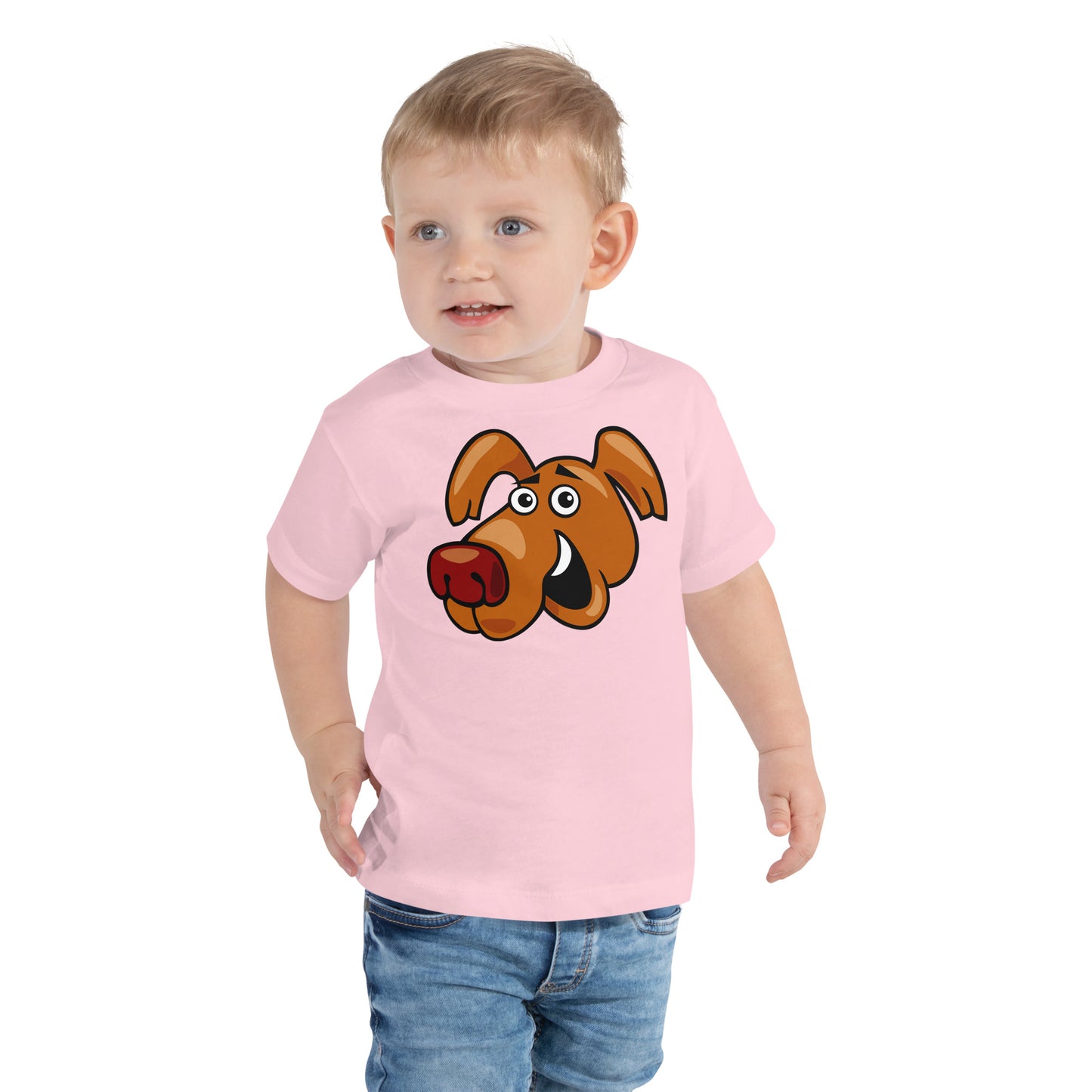 Comic Dog Face T-shirt, No. 0114