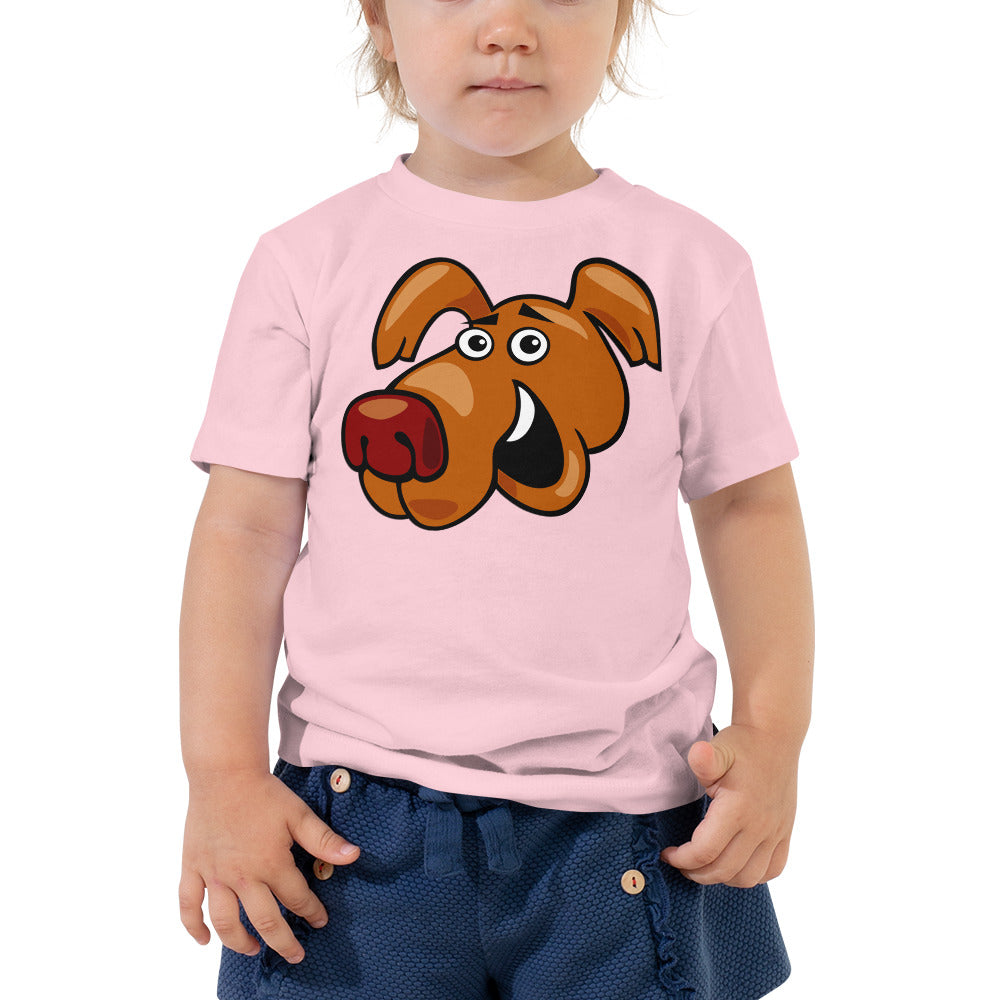 Comic Dog Face T-shirt, No. 0114