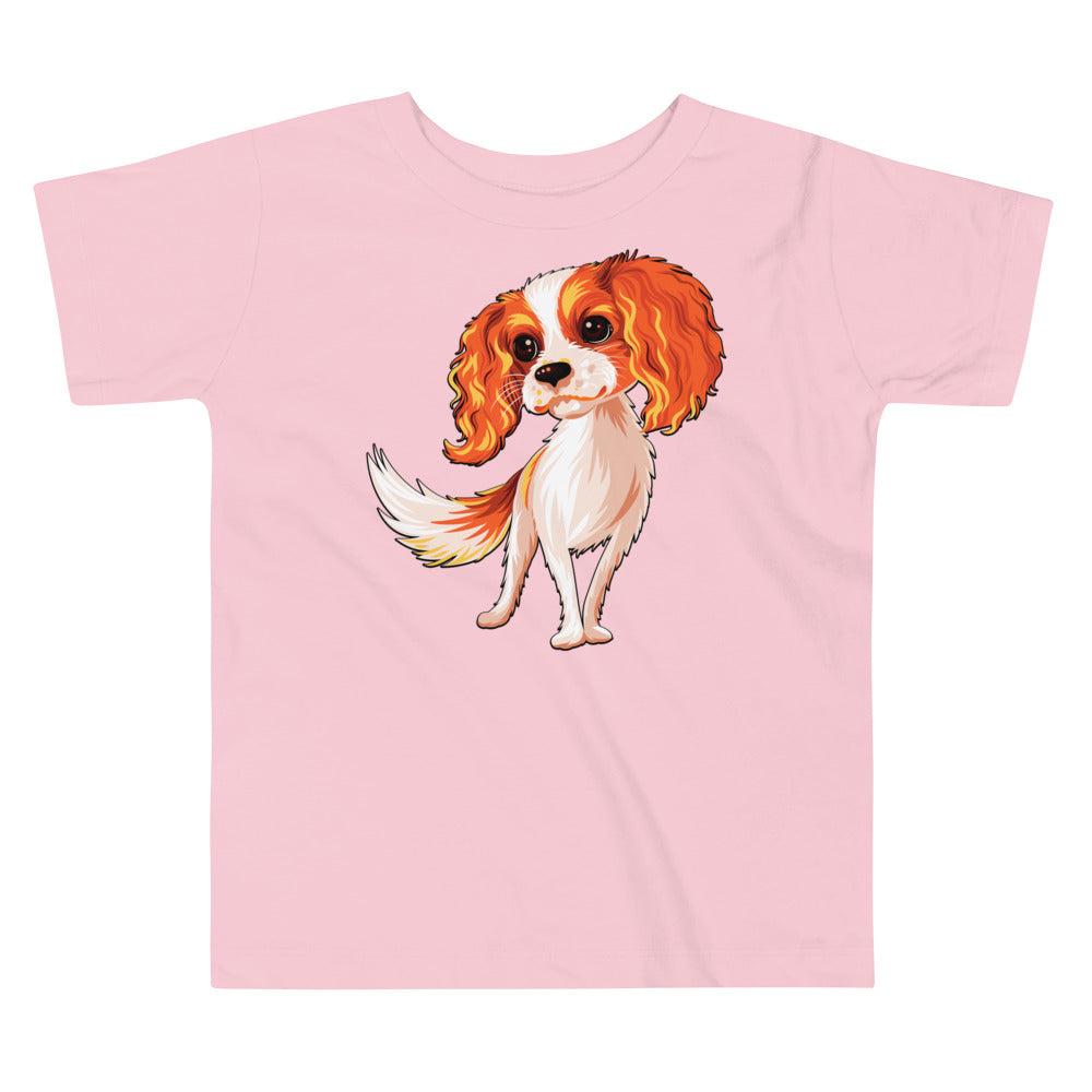 Cute Cavalier King Charles Spaniel Dog T-shirt, No. 0179
