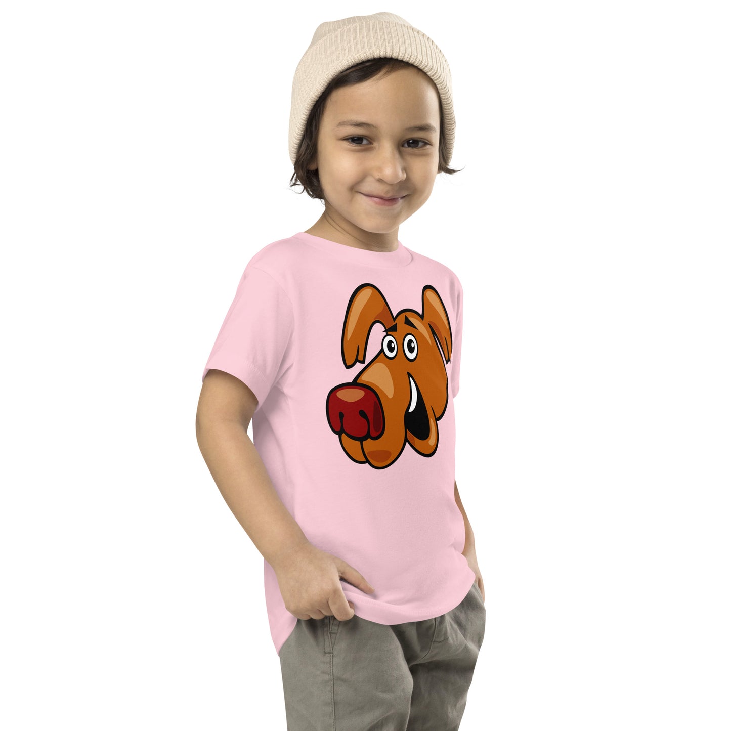 Comic Dog Face T-shirt, No. 0114