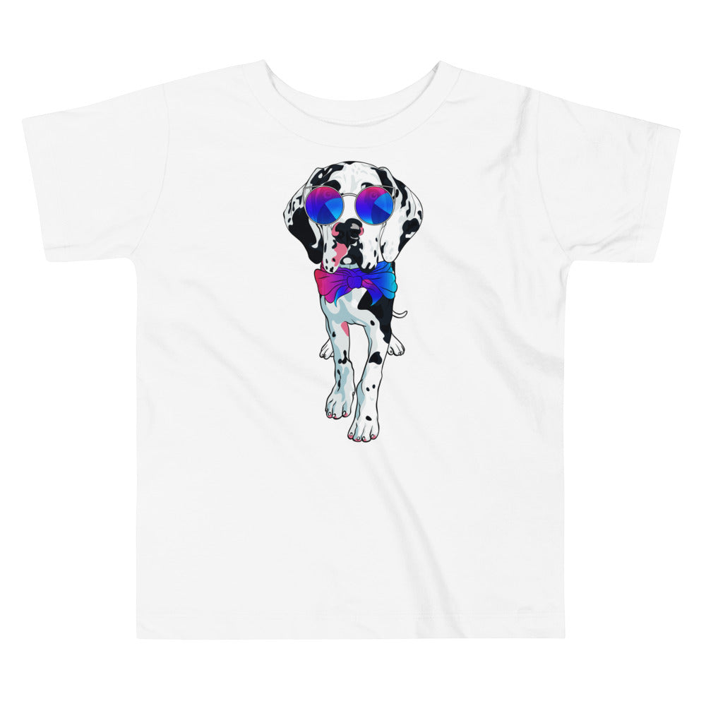 Cute Spotted Great Dane Dog T-shirt, No. 0557