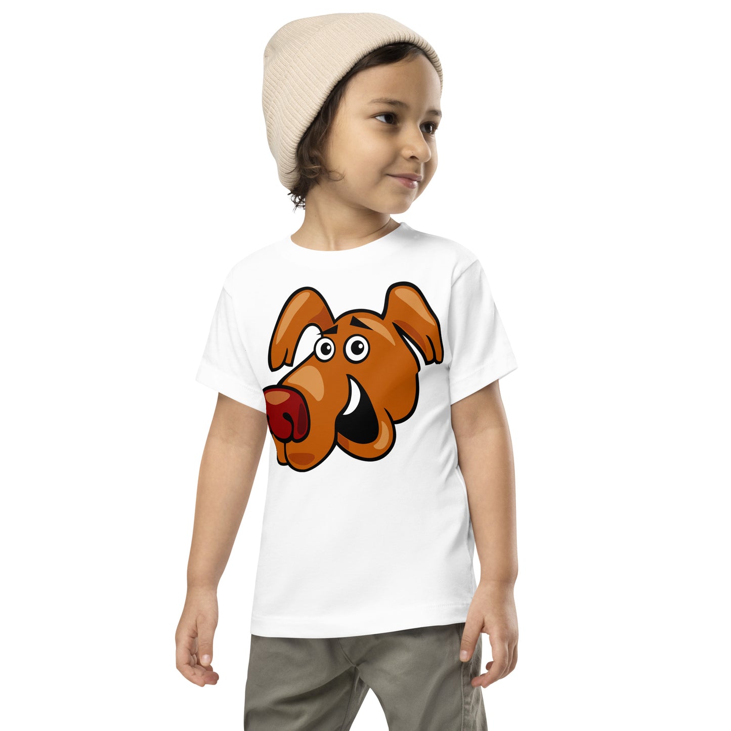 Comic Dog Face T-shirt, No. 0114