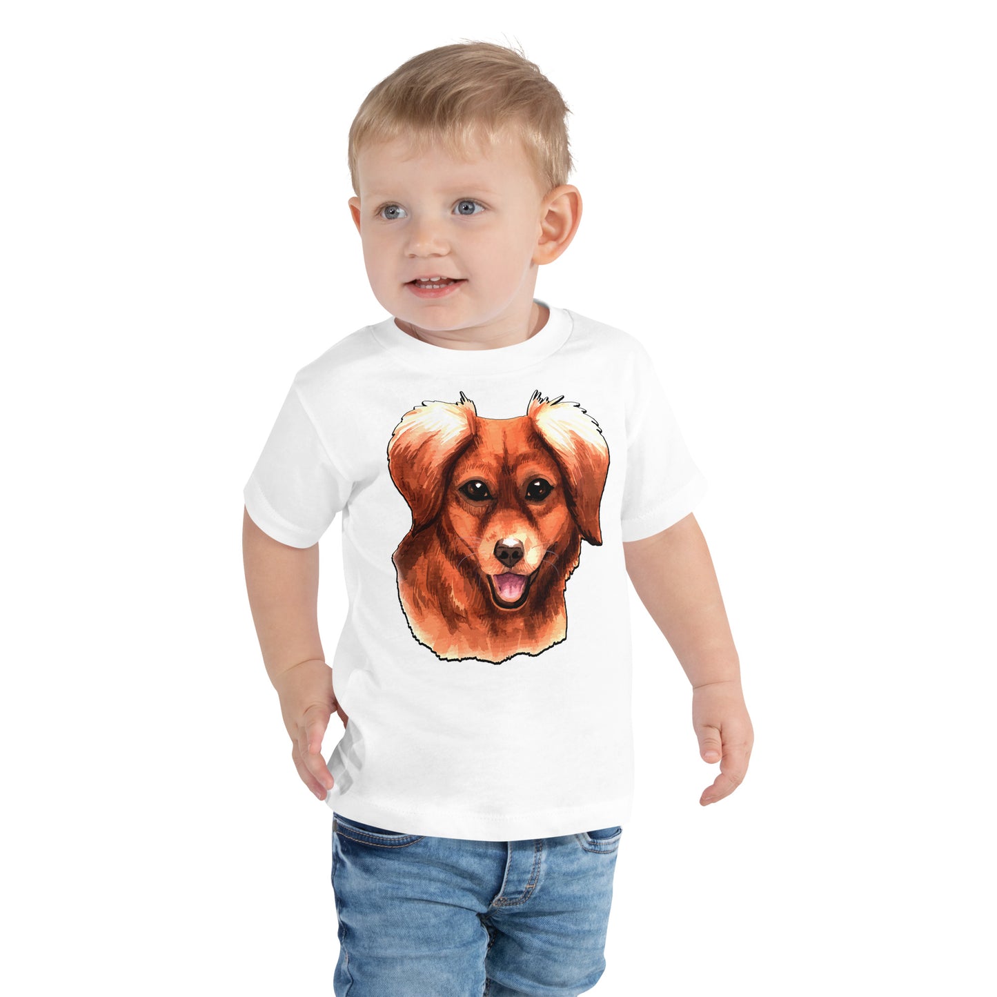 Cool Dog Portrait T-shirt, No. 0576