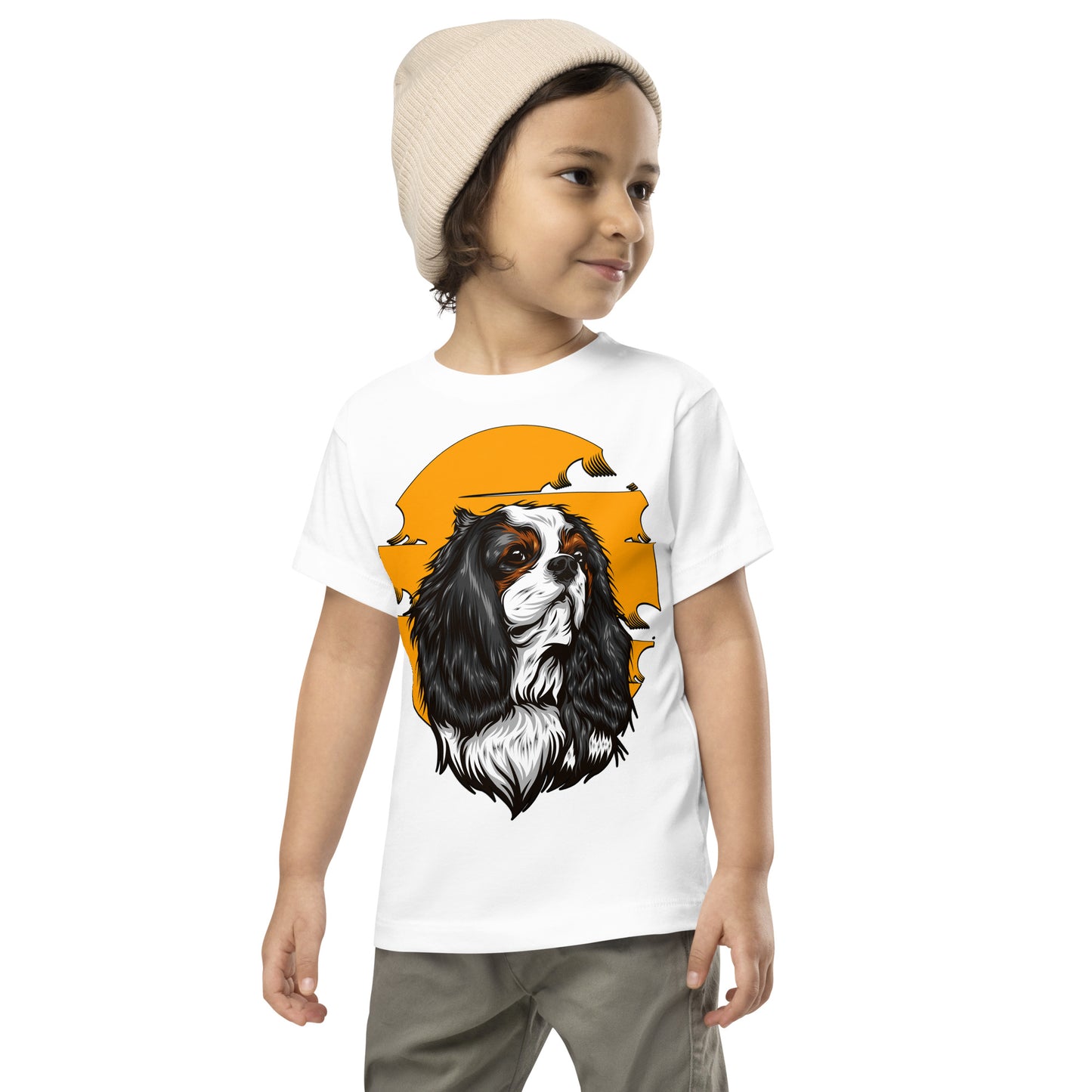 Cool Dog Portrait T-shirt, No. 0123