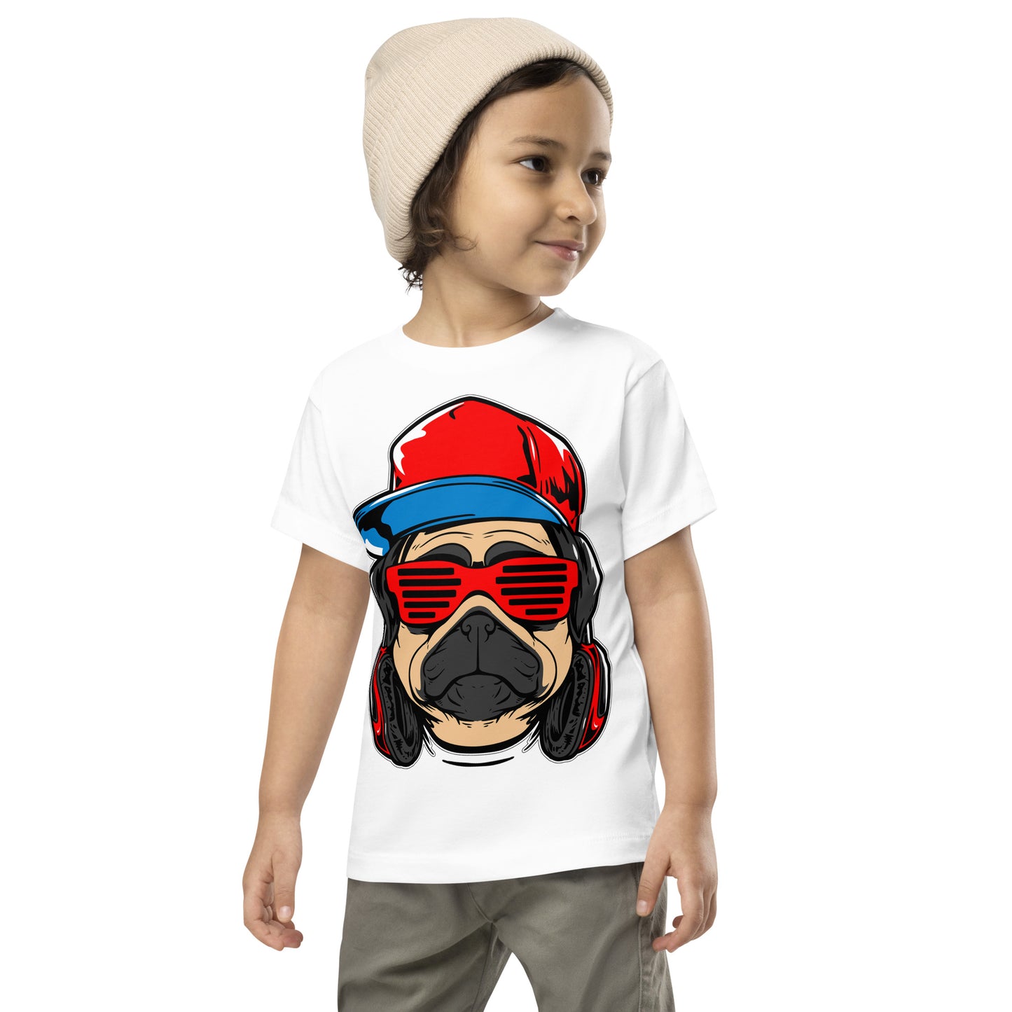 Cool Pug Dog T-shirt, No. 0584