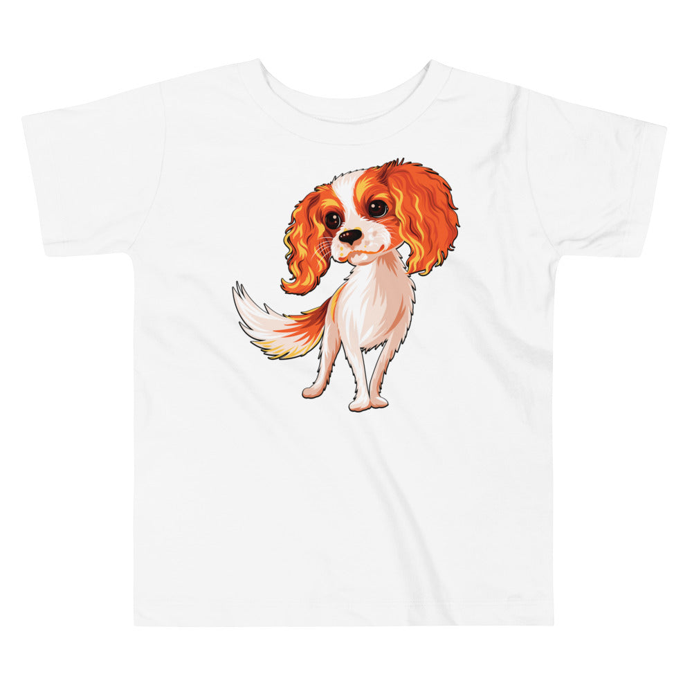 Cute Cavalier King Charles Spaniel Dog T-shirt, No. 0179