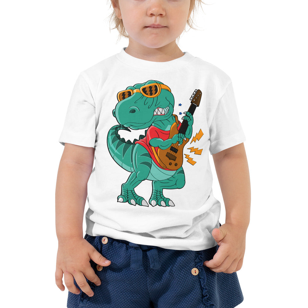 Cool Dinosaur Rock Star T-shirt, No. 0258