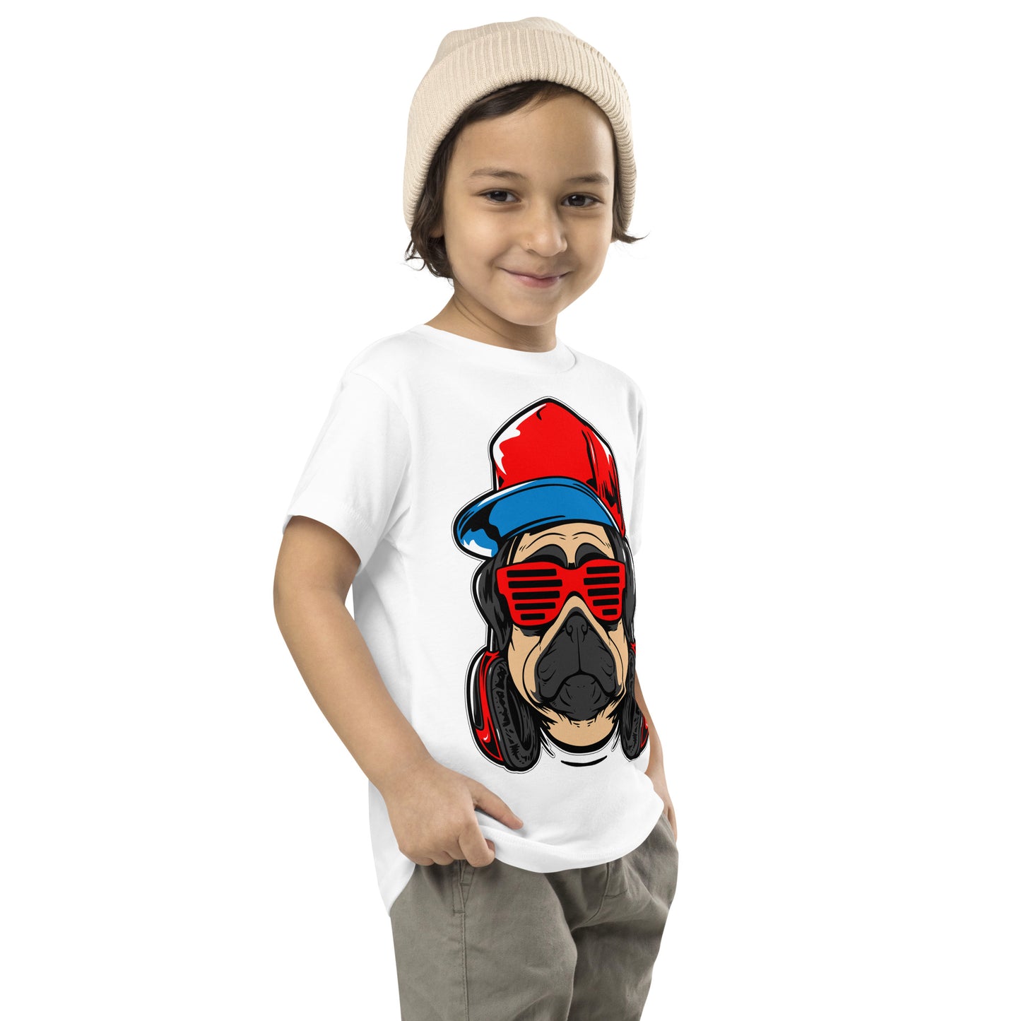 Cool Pug Dog T-shirt, No. 0584