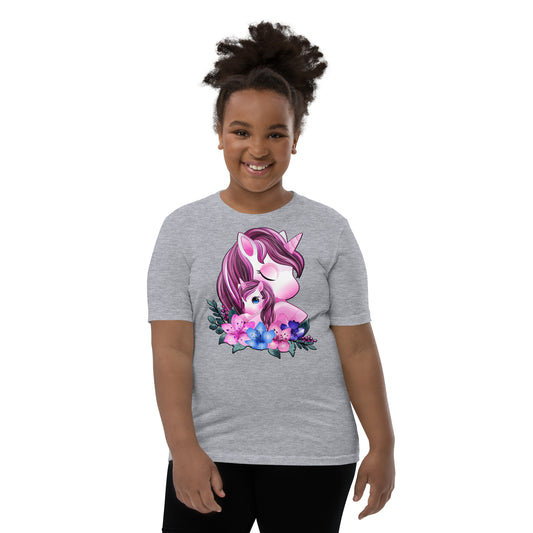 Cute Unicorn Mom and Baby T-shirt, No. 0088