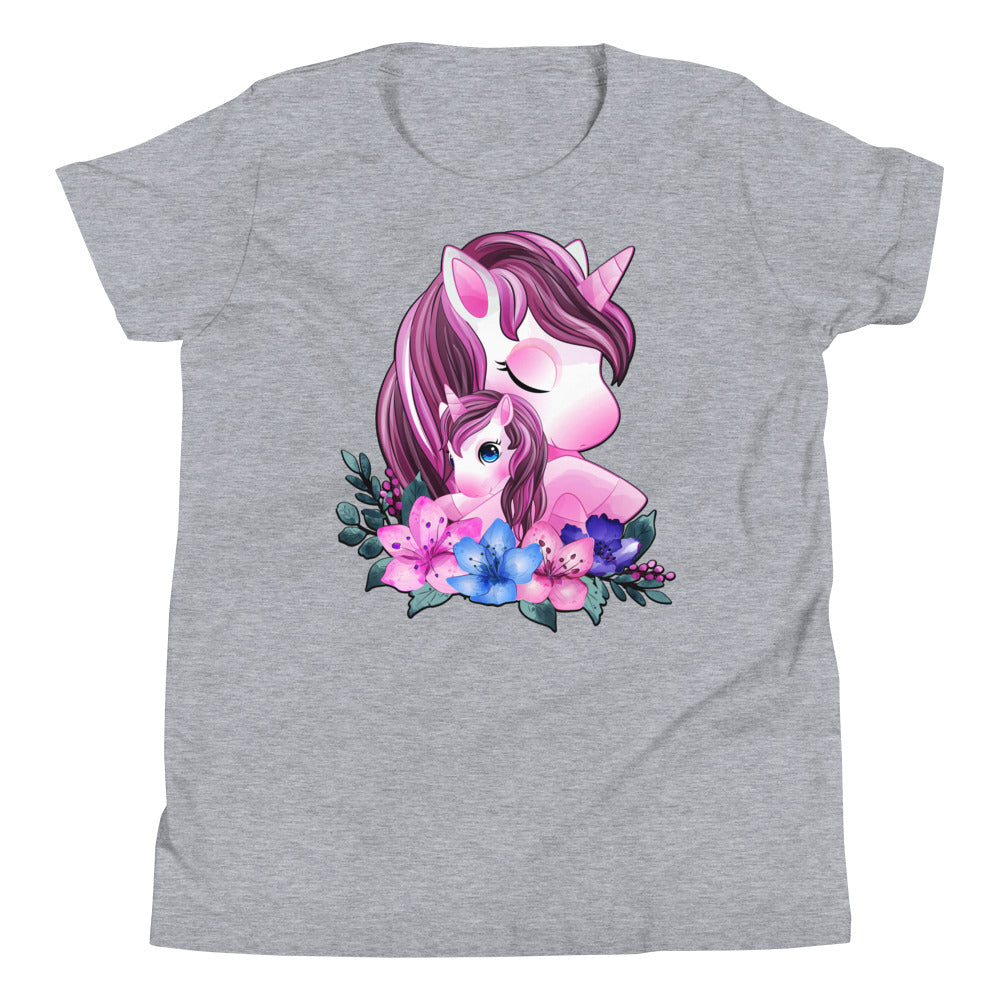Cute Unicorn Mom and Baby T-shirt, No. 0088