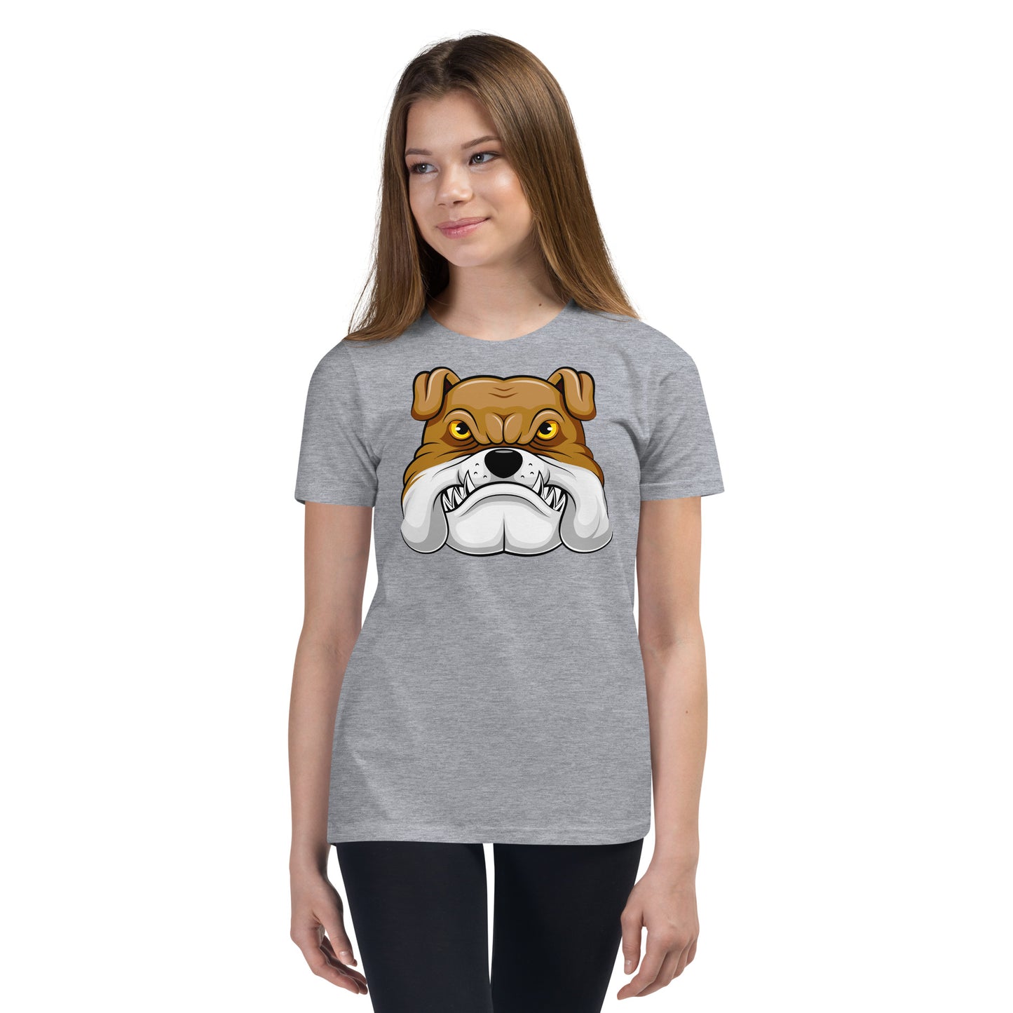 Bulldog Dog Face T-shirt, No. 0108