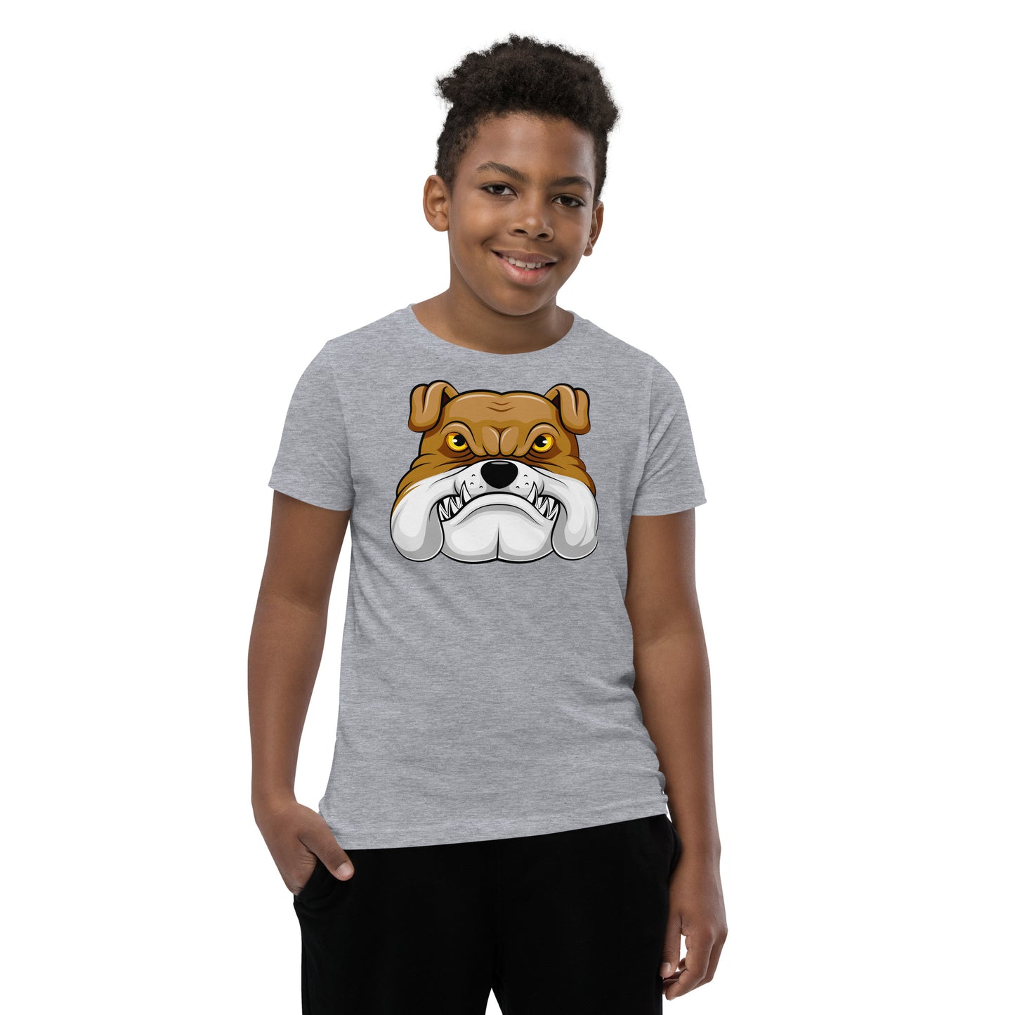 Bulldog Dog Face T-shirt, No. 0108