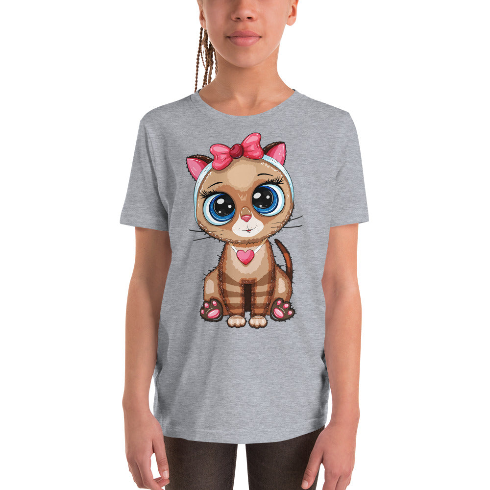 Cute Baby Cat with Big Eyes T-shirt, No. 0273