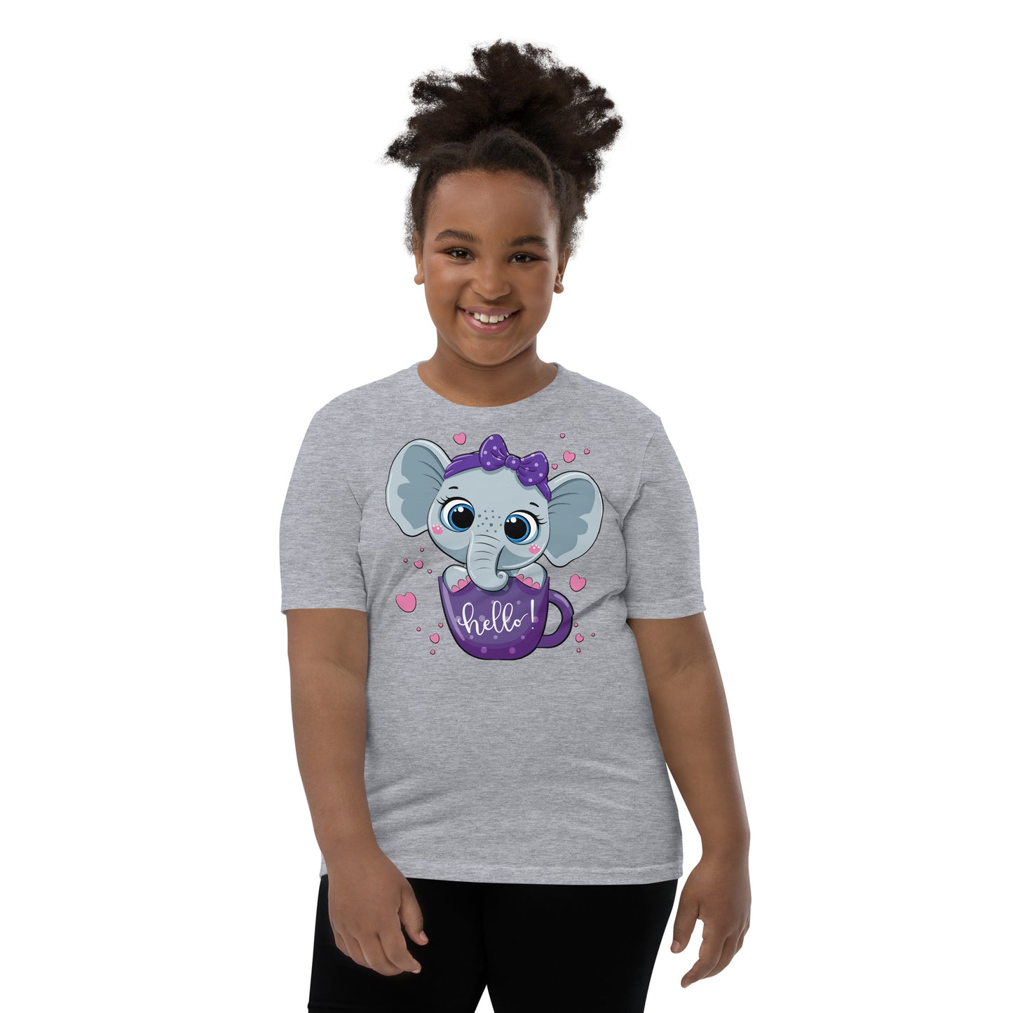 Baby Elephant inside Cup T-shirt, No. 0047