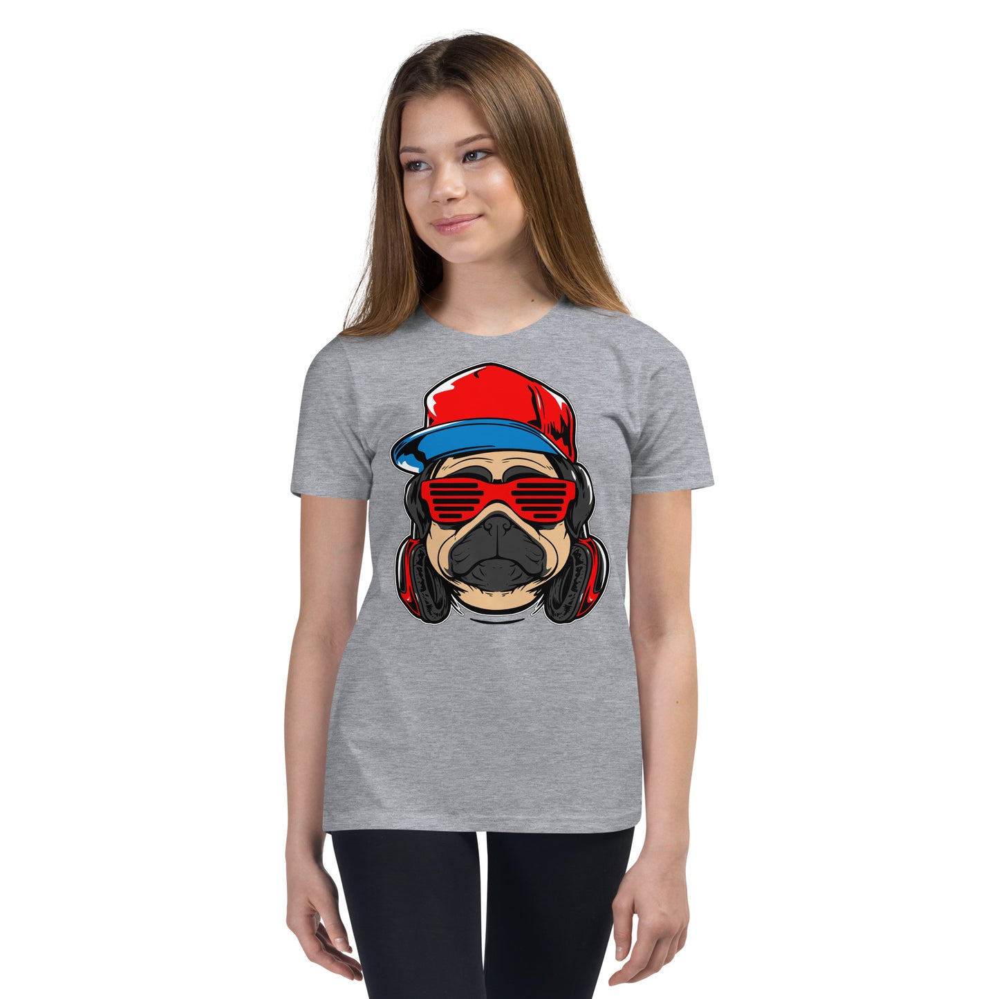 Cool Pug Dog T-shirt, No. 0584