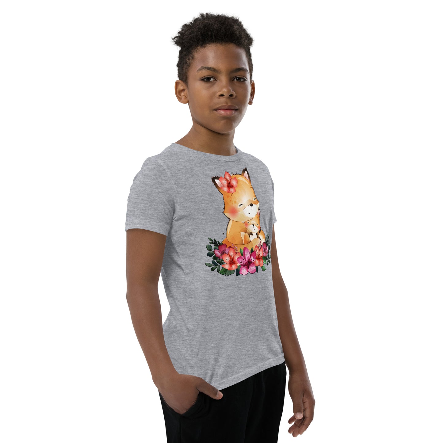 Cool Foxy Mom and Baby T-shirt, No. 0078