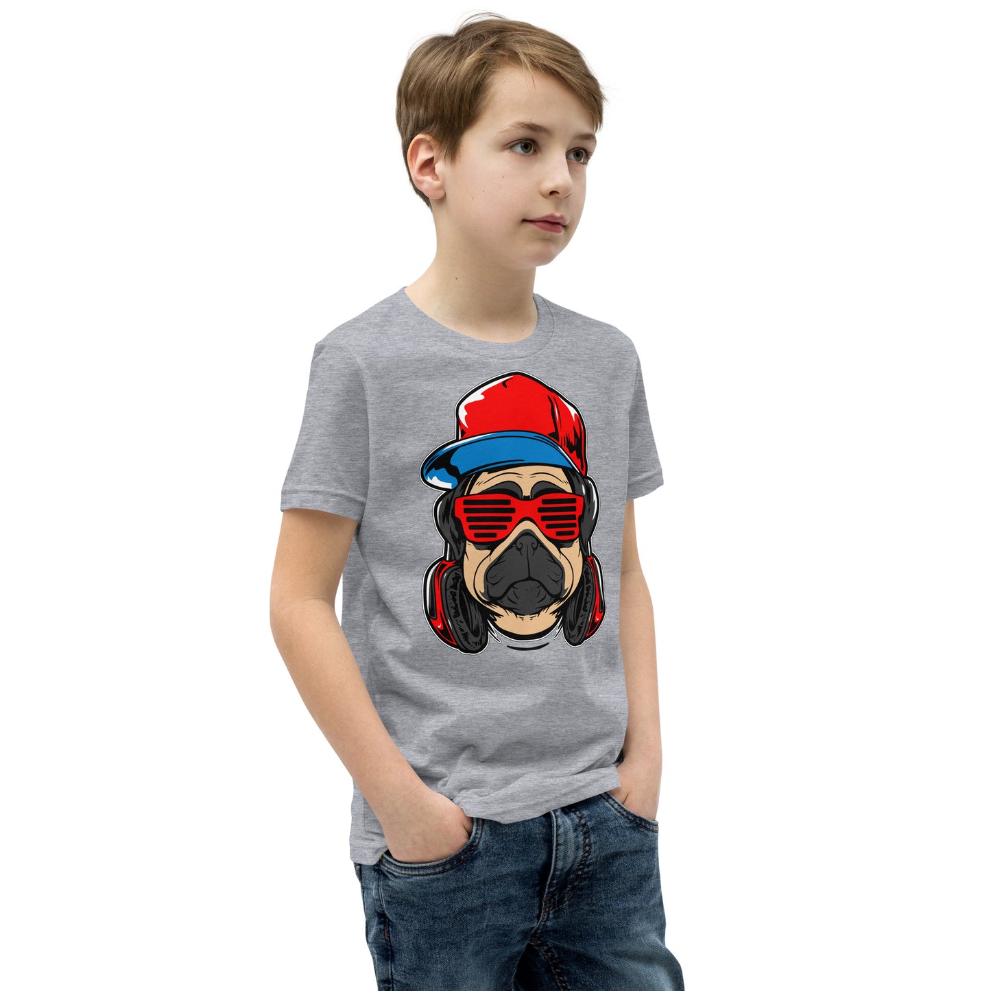 Cool Pug Dog T-shirt, No. 0584