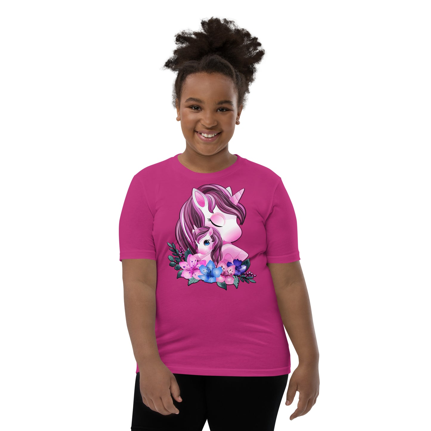 Cute Unicorn Mom and Baby T-shirt, No. 0088