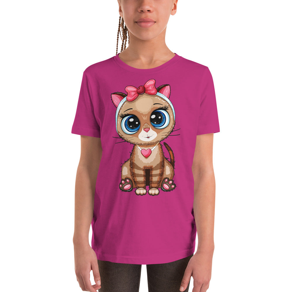 Cute Baby Cat with Big Eyes T-shirt, No. 0273