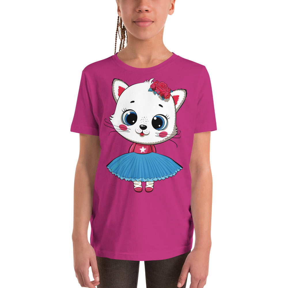 Cute Kitty Cat T-shirt, No. 0344