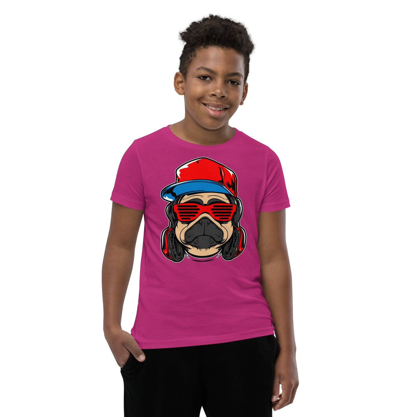 Cool Pug Dog T-shirt, No. 0584