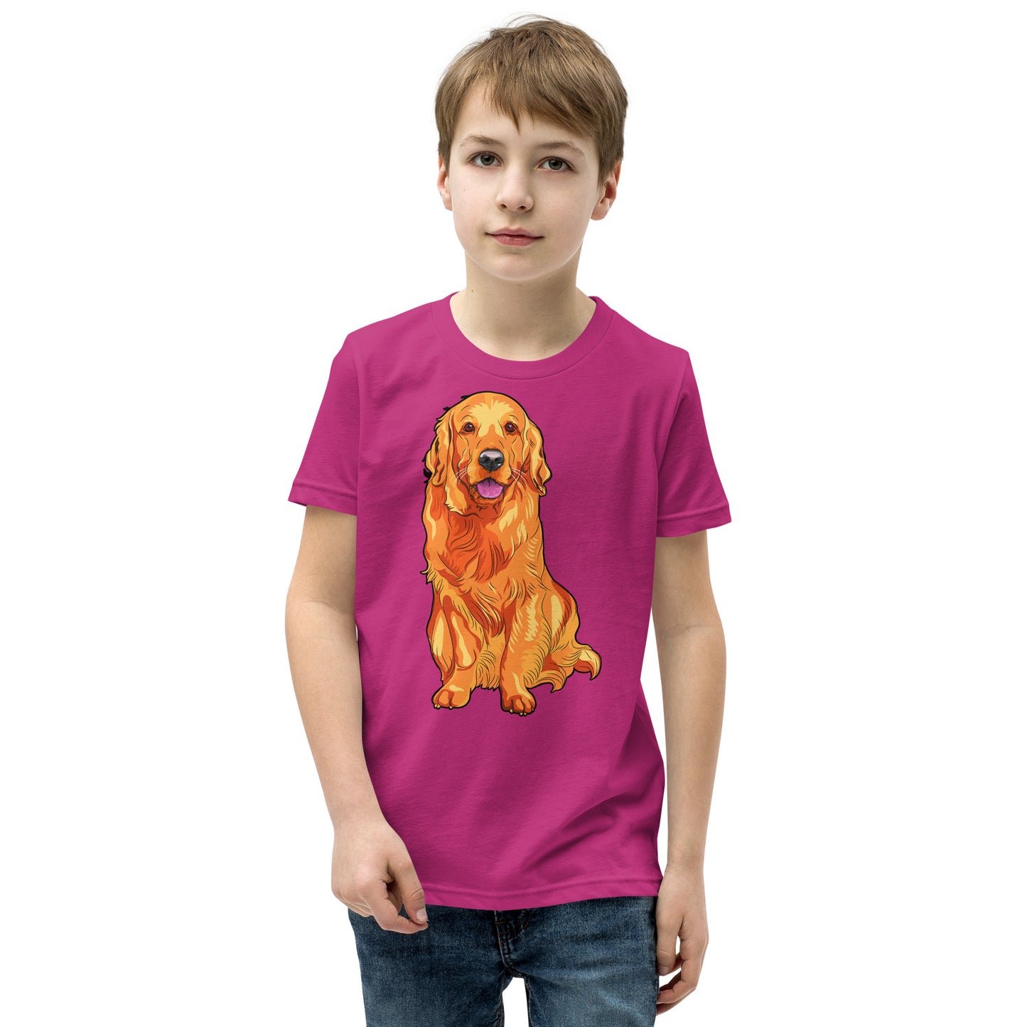 Cool Golden Retriever Dog T-shirt, No. 0581