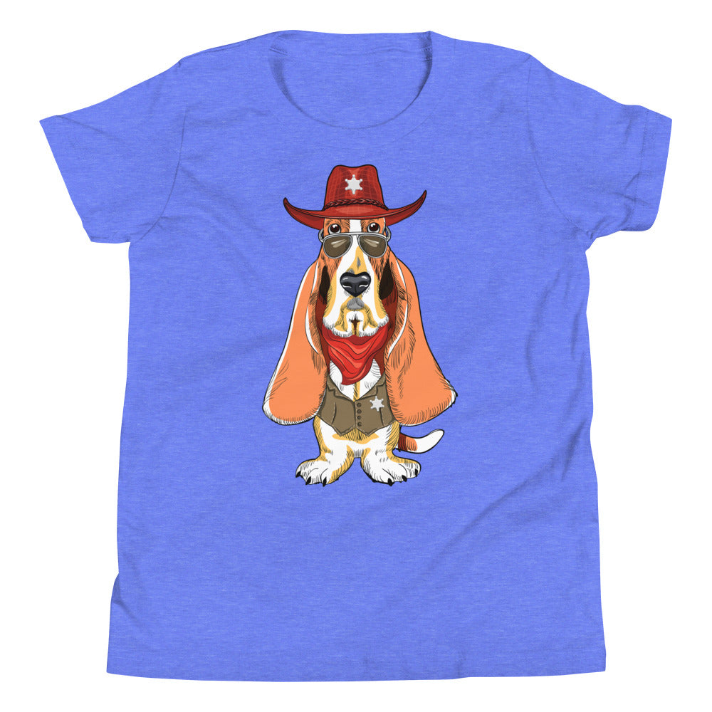 Basset Hound Dog as Sheriff Bodysuit, No. 0569